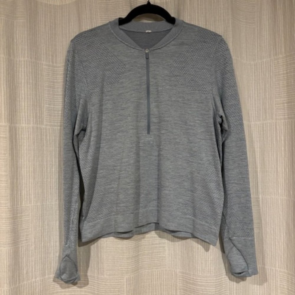 lululemon Swiftly Midweight Half Zip Long Sleeve - Picture 1 of 5